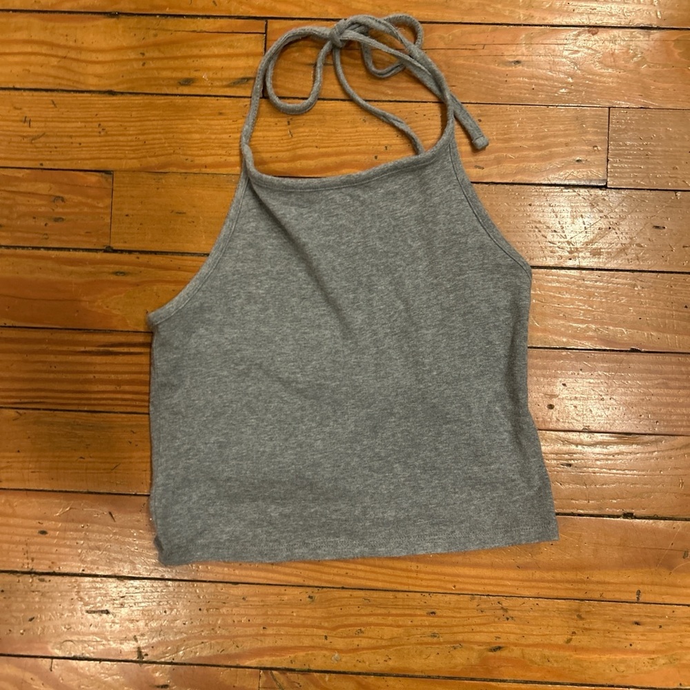 Brandy Melville Heather Gray Top